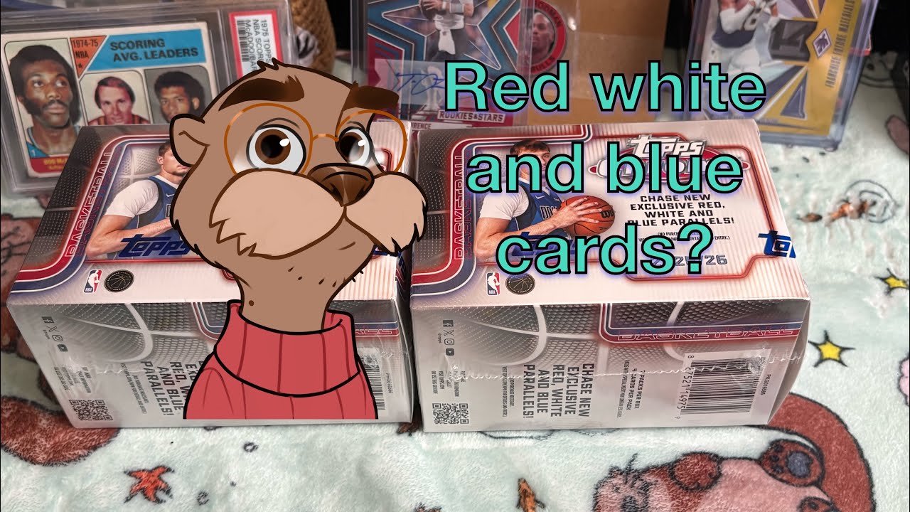 Topps chrome red white and blue hunting! 