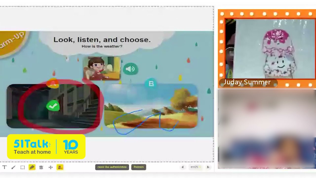 51Talk Teaching Demo: Rewarding a Student Warmly | Teacher Juday Summer