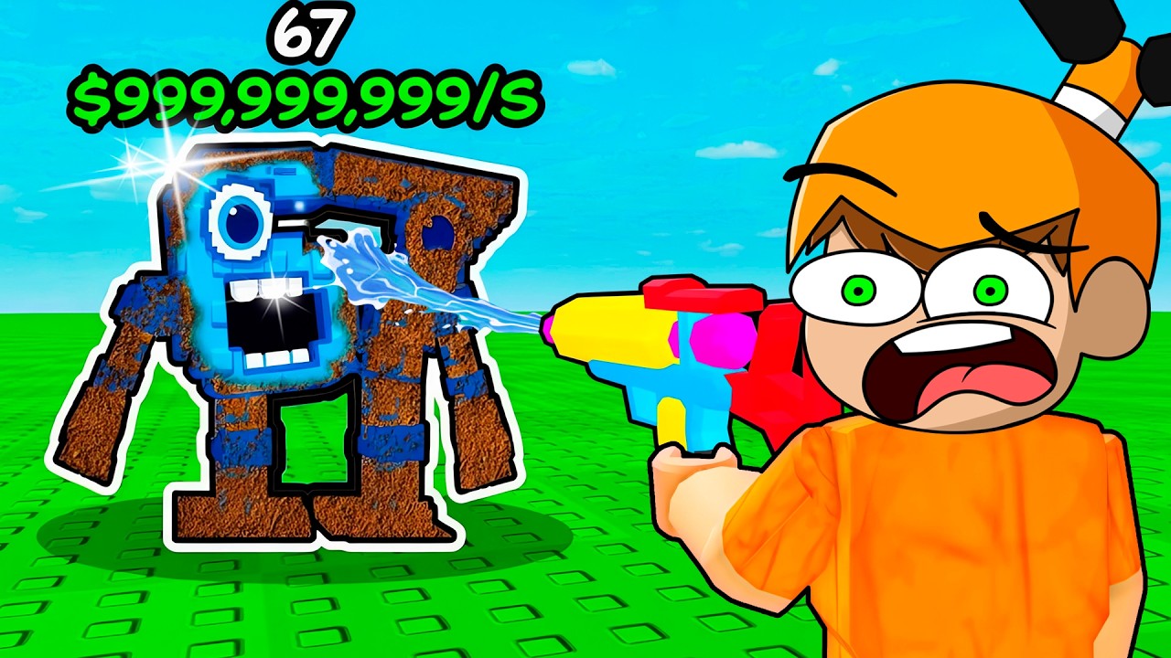 ¡LIMPIO a los BRAINROTS MÁS SUCIOS de ROBLOX para hacerme MILLONARIO! 💀🧽💰