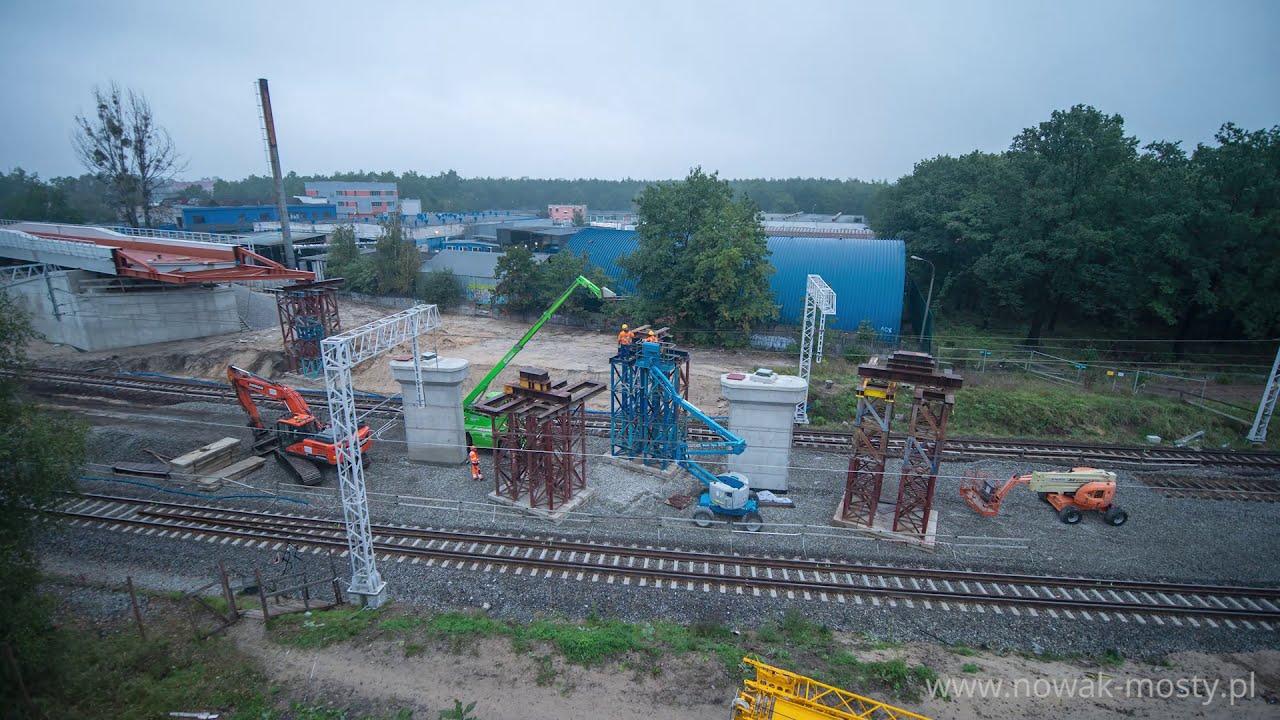 Kędzierzyn Koźle [Etap 2] Time-lapse - Przebudowa obiektu inżynieryjnego w km 1,328 na lk 709