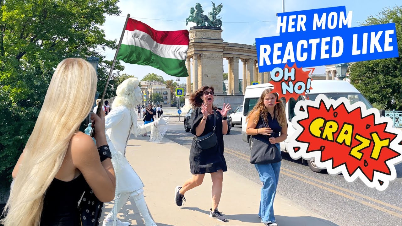 Scary 😱 Human Statue Prank | Epic Reactions 🤩 2022 Budapest, Hungary
