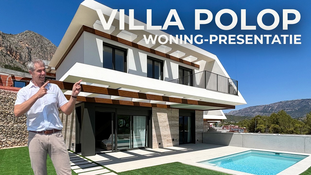 Nederlandse makelaar presenteert: Moderne koopvilla met berg én zeezicht aan de Costa Blanca Noord