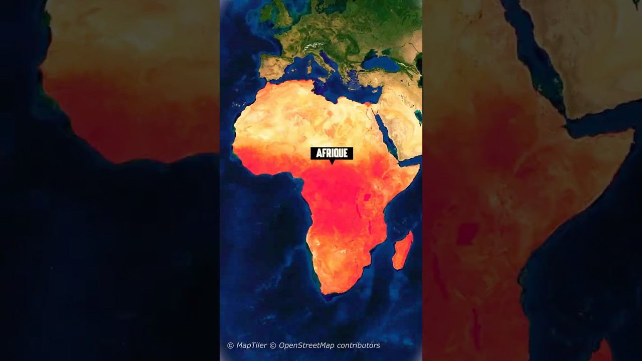 La taille incroyable de l'Afrique r&eacute;v&eacute;l&eacute;e!
