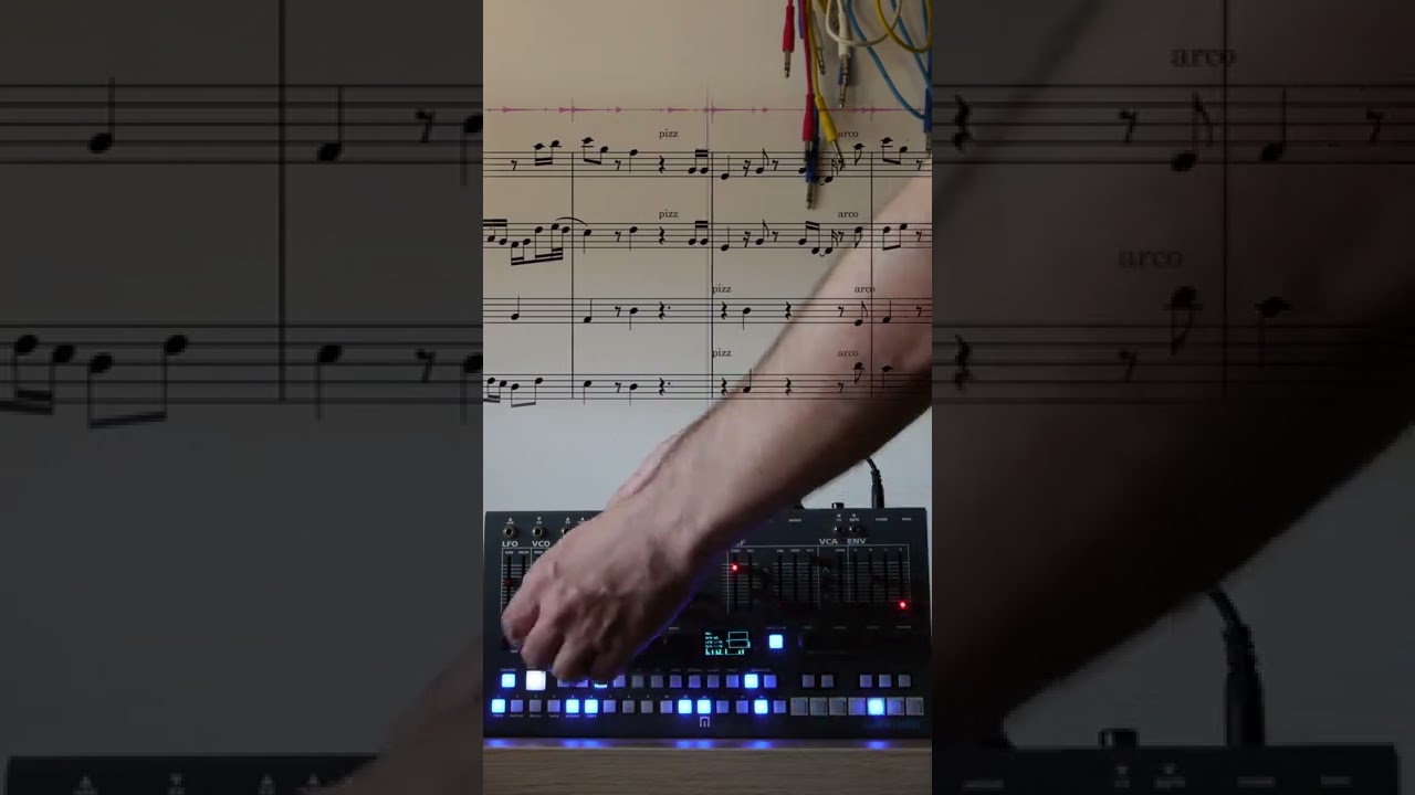 Malekko Manther Analog Synth and String Quartet  