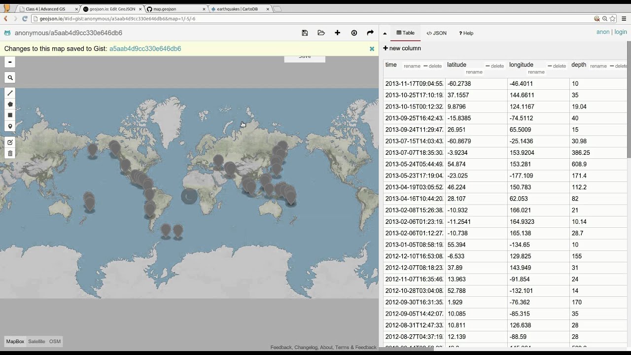GeoJSON and GitHub