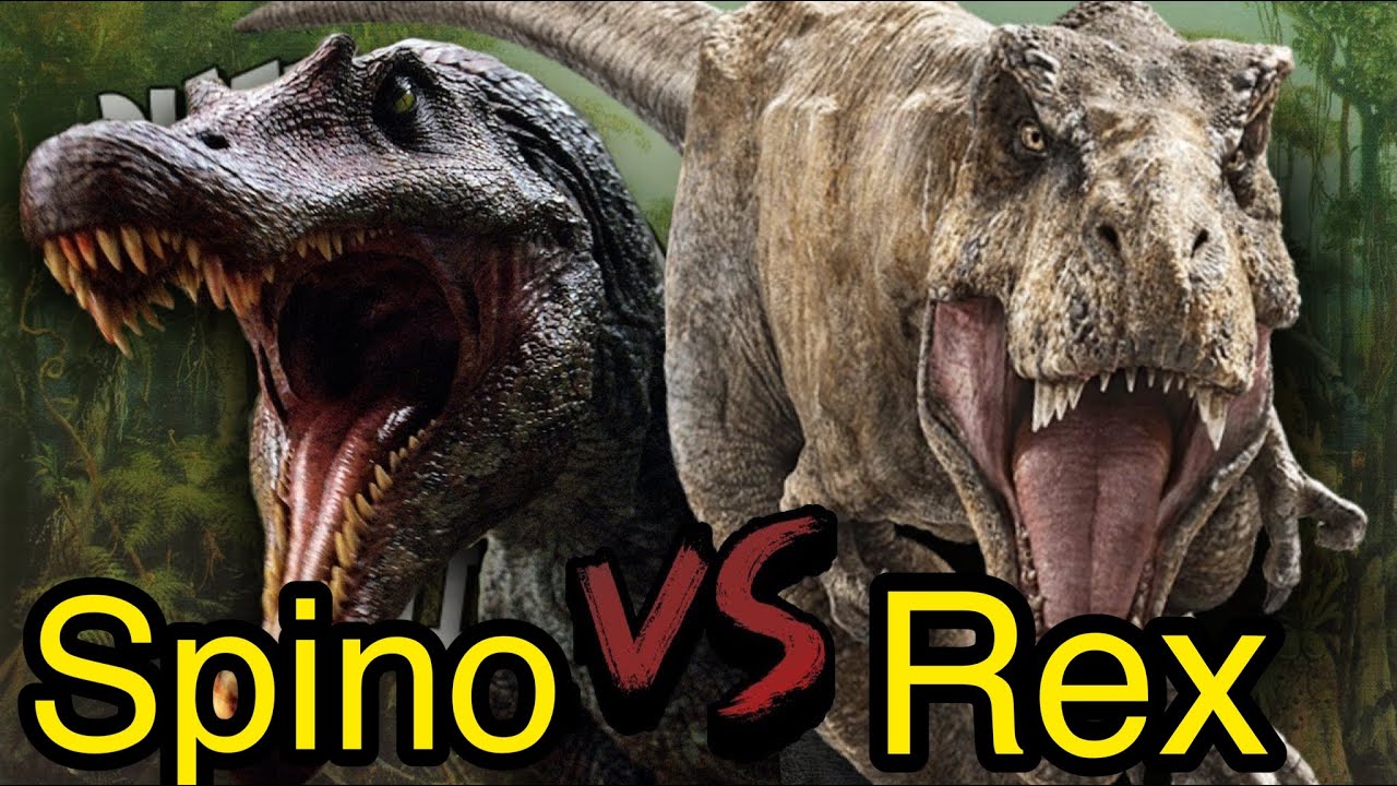 بازی آرک : مقایسه دایناسور Spinosaurus با Rex