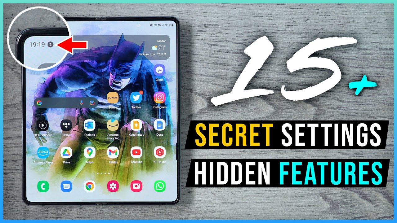 Samsung Galaxy Z Fold 4 — секретные настройки и скрытые функции (СОВЕТЫ И ПОДСКАЗКИ)