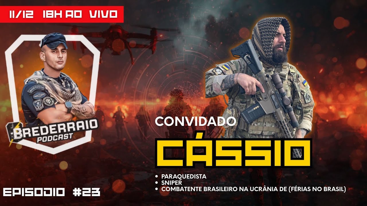 PARAQUEDISTA E COMBATENTE BRASILEIRO NA UCR&Acirc;NIA REVELA TUDO