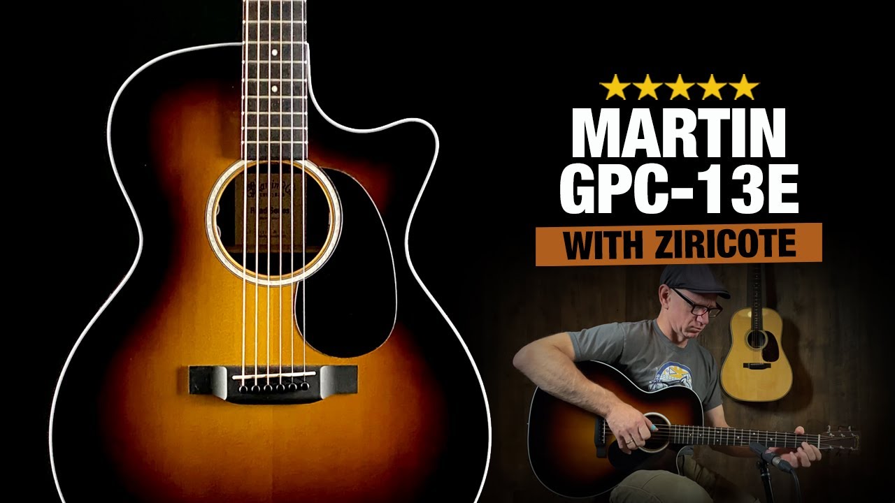 Martin GPC-13e Burst with Ziricote Tonewood