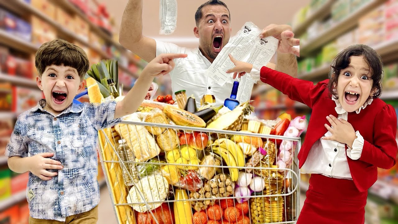 تحدي دقيقتين في السوبر ماركت لـ مرح ونشأت