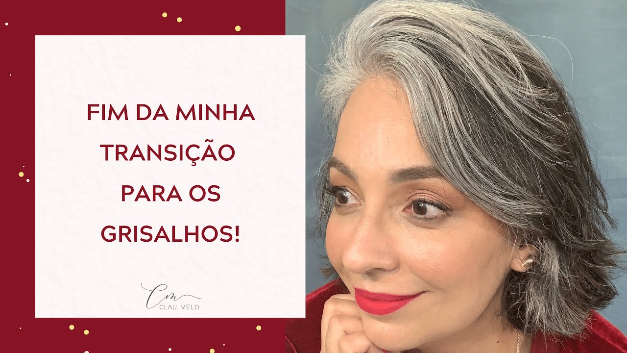 Finalizei minha transição para os grisalhos!!