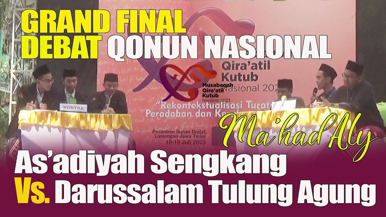TERBAIK SATU FINAL DEBAT QONUN MQK NASIONAL 2023