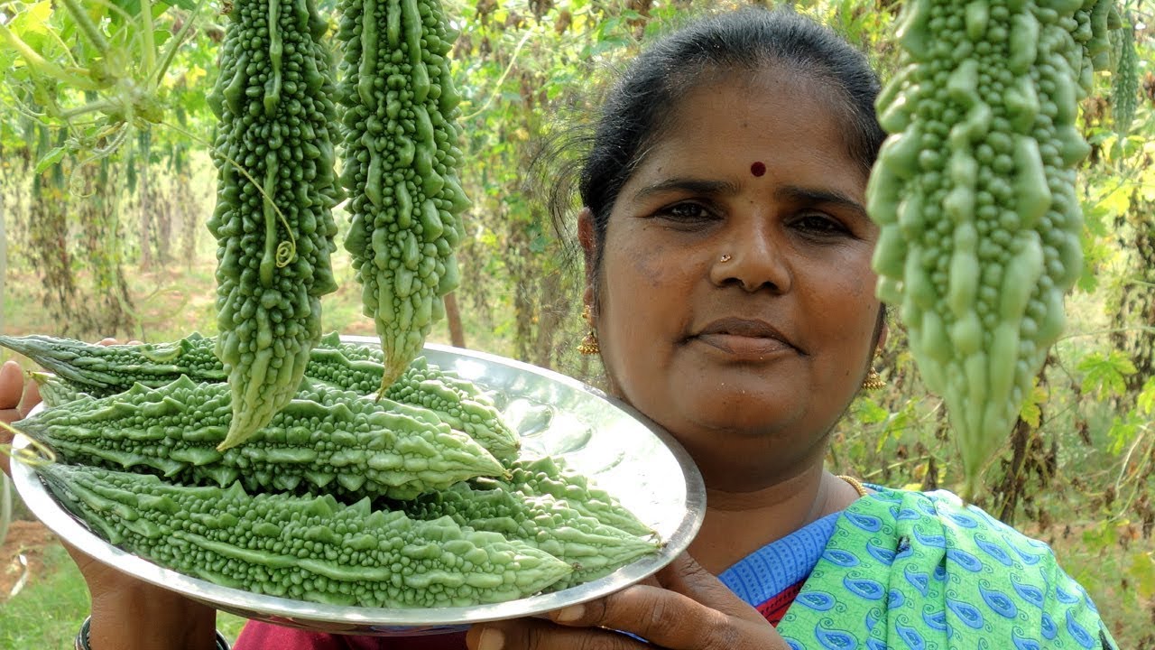 FRAM FRESH Bitter Gourd Sweet Recipe |  Health Benefits of Diabetes | VILLAGE FOOD