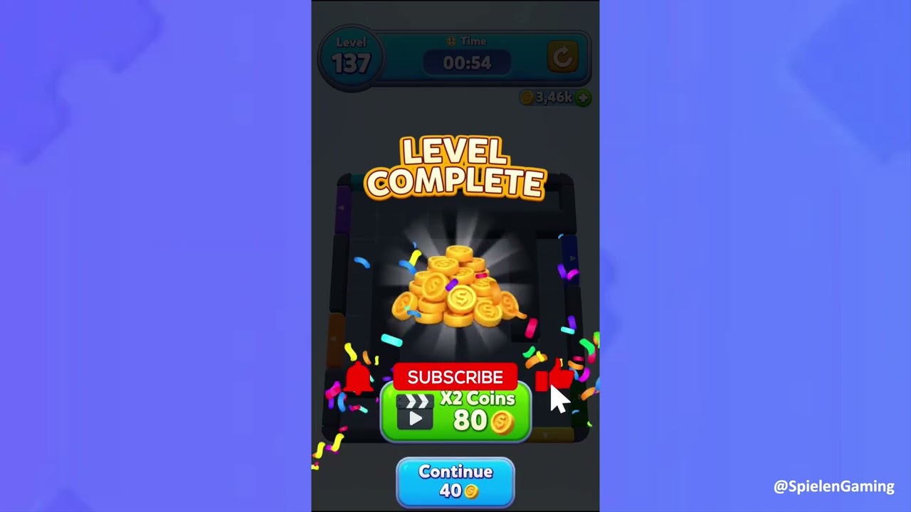 Color Block Jam Level 137 Solution Walkthrough