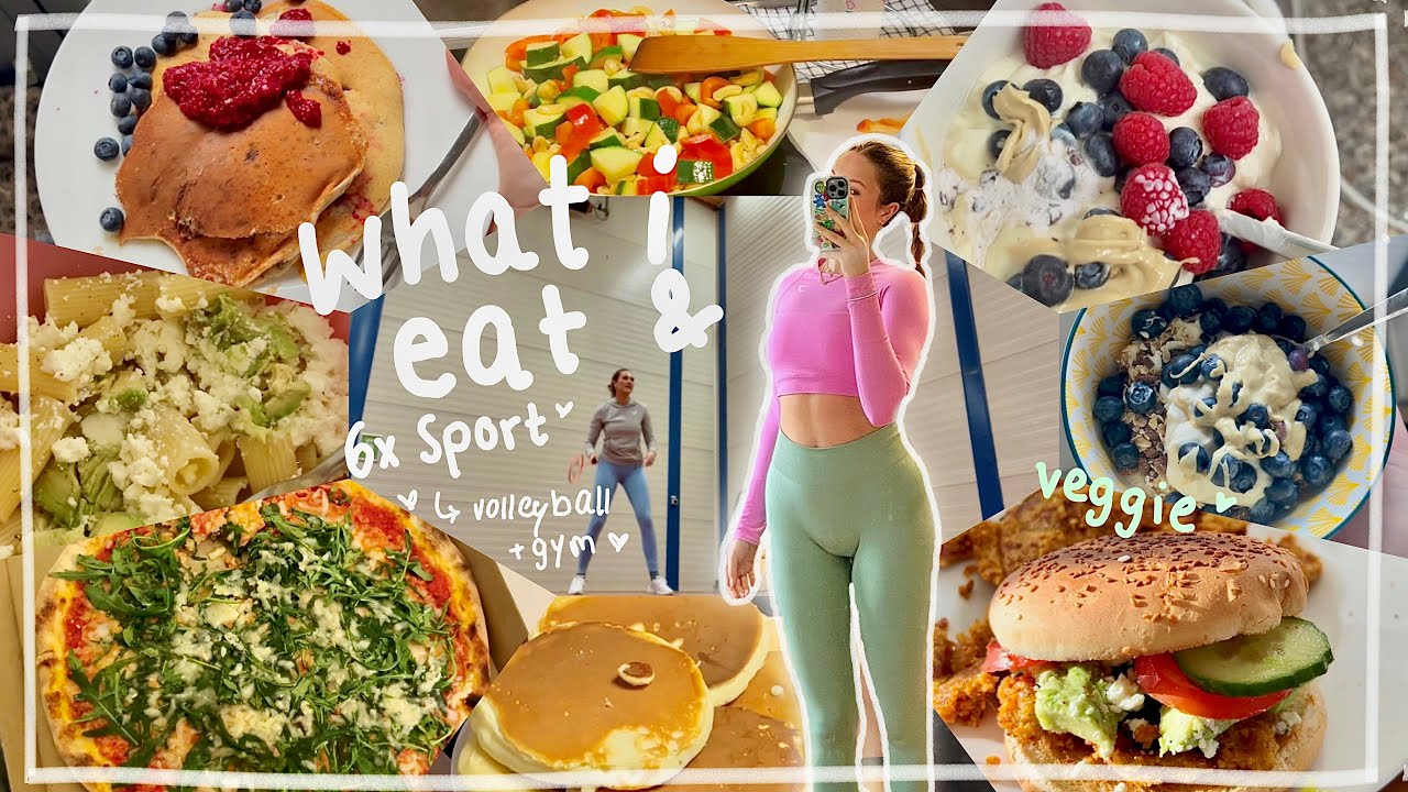 what i eat in a week + wie ich Sport mache 🌱✨🍕🥞