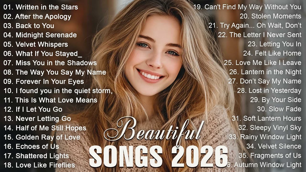 Beautiful Love Songs 2026 🎵 Romantic Love Playlist &ndash; Heartfelt Melodies for Relaxing Moments