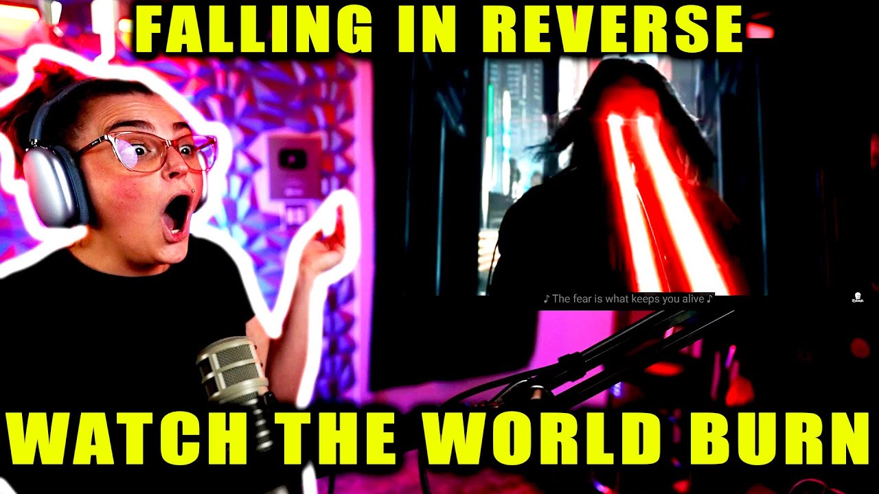 BLIND REACT WATCH THE WORLD BURN BY FALLING IN REVERSE!