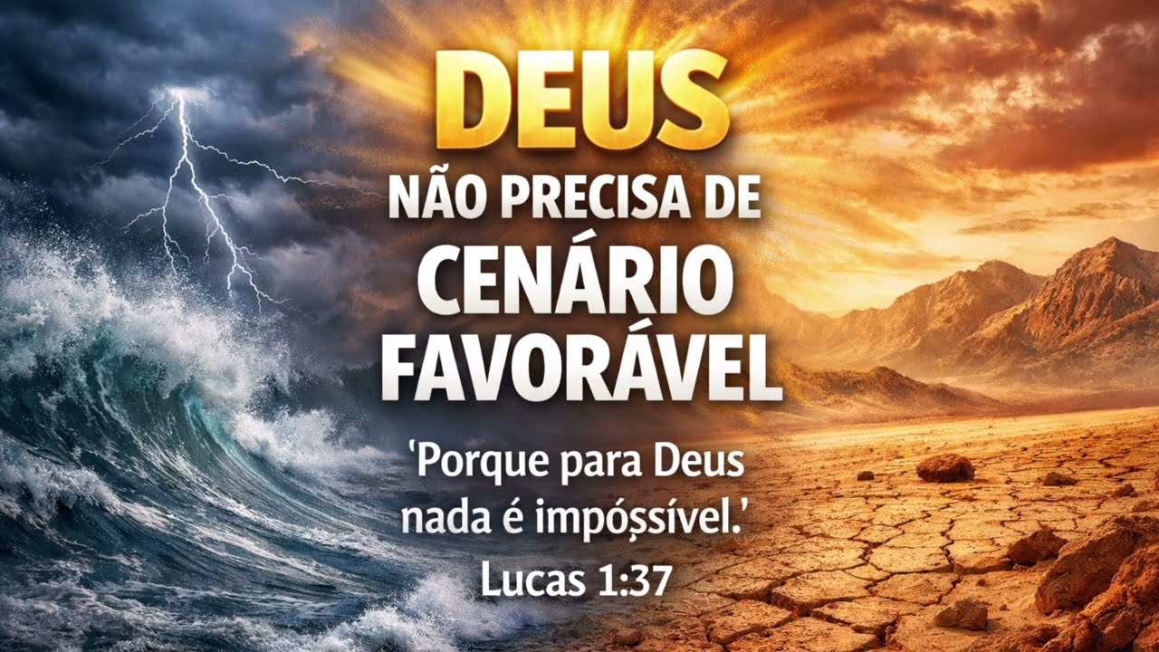 Deus Não Precisa de Cenário Favorável | Nada É Impossível Para Deus