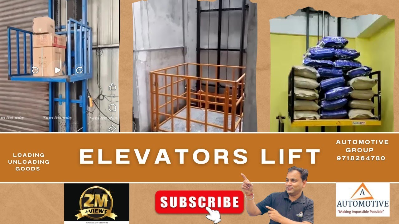 Industrial Goods Elevator Lift | Heavy Loading & Unloading Lift | Warehouse Elevator