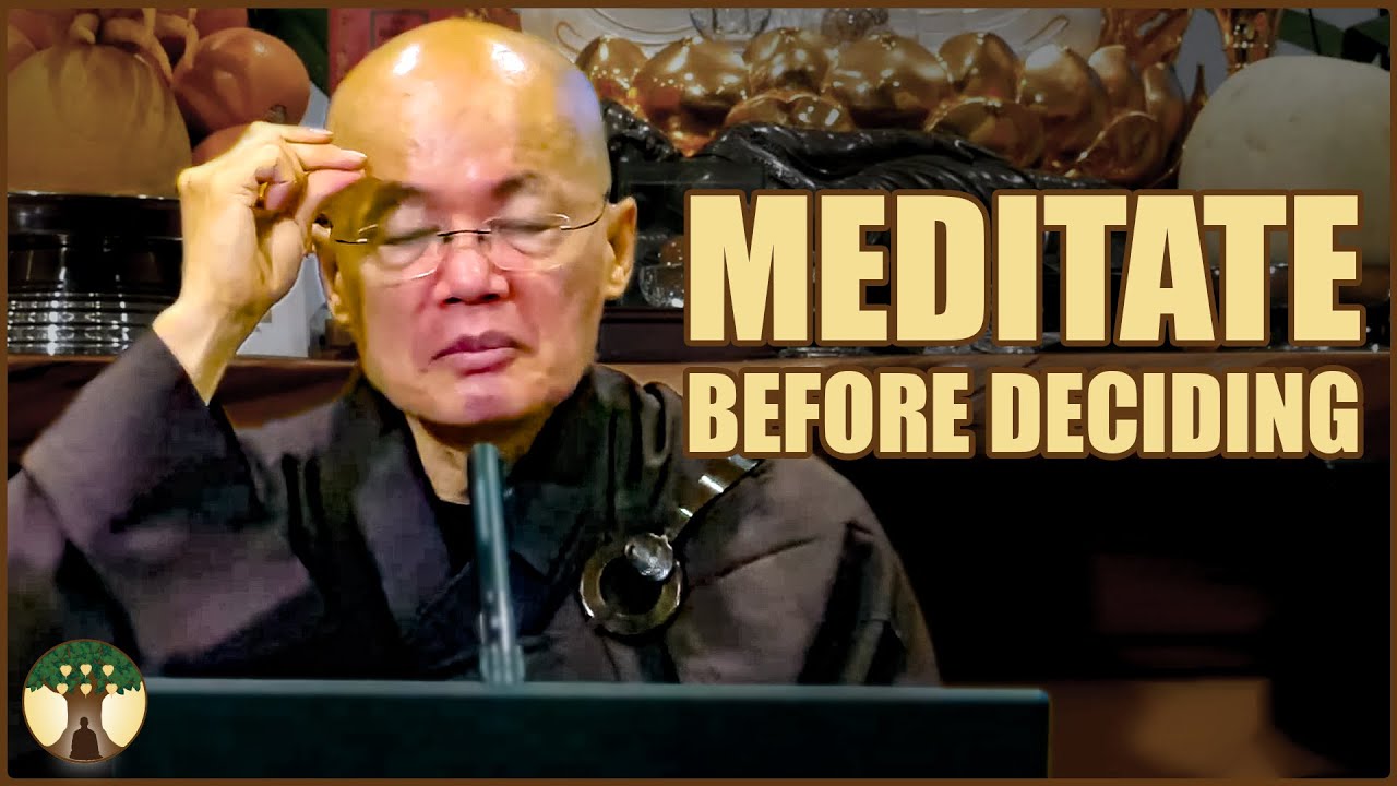 Meditate to Make Big Decisions | Dharma Glimpse