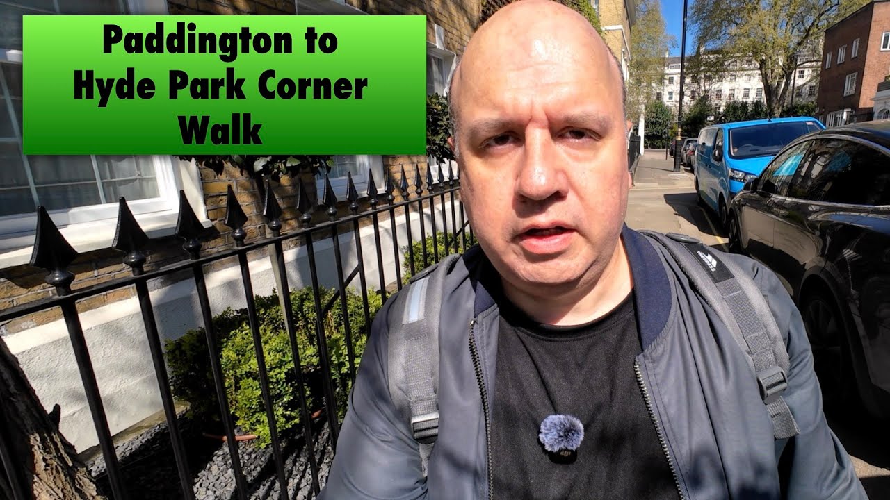 Paddington to Hyde Park Corner Walk (🇬🇧London in 4K)