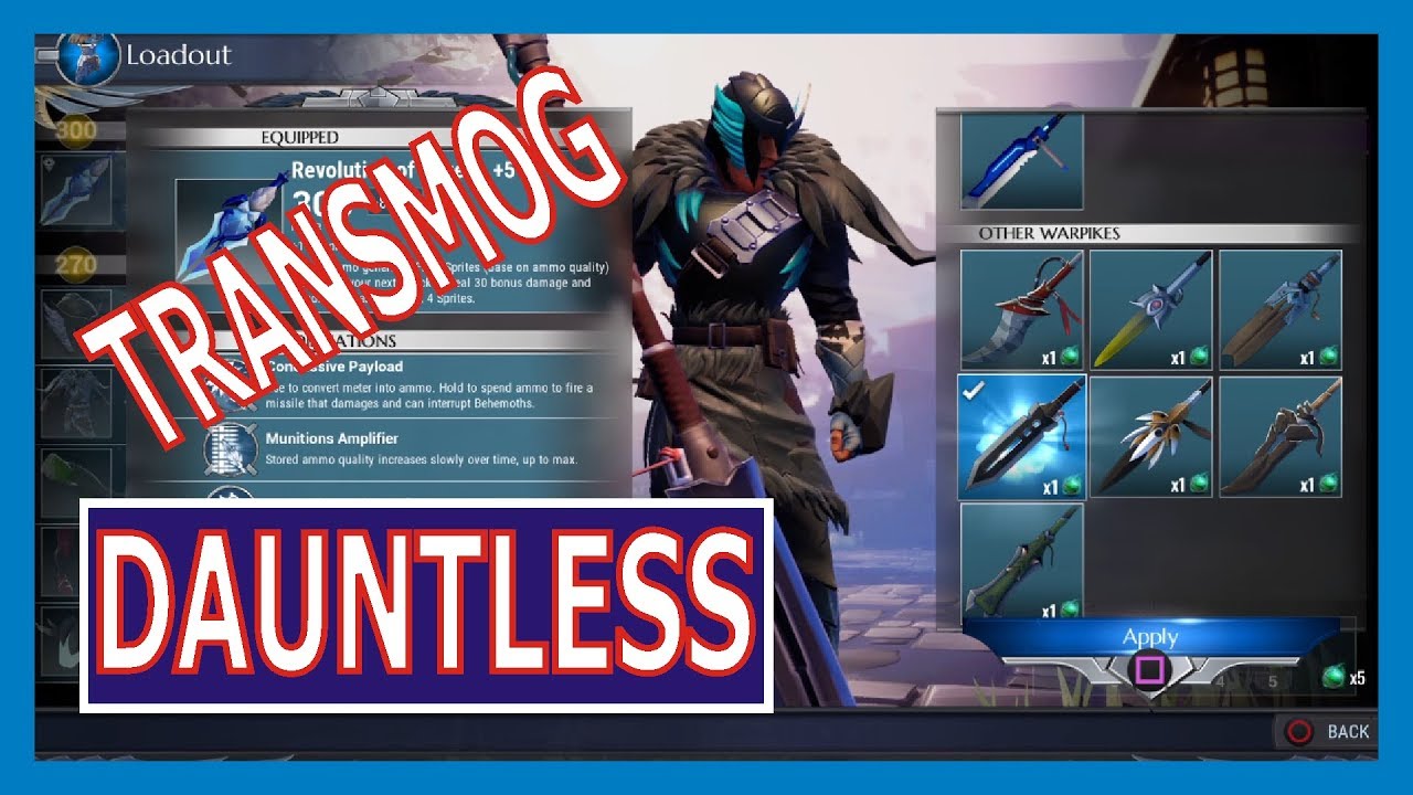 DAUNTLESS - TRANSMOG TIPS. All You Need to Know About Transmogs Gameplay.