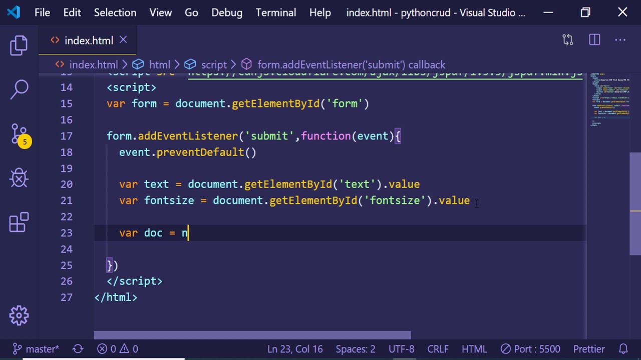 Преобразование HTML-формы в PDF с помощью jspdf | Учебное пособие по jspdf | Создание заполненной...