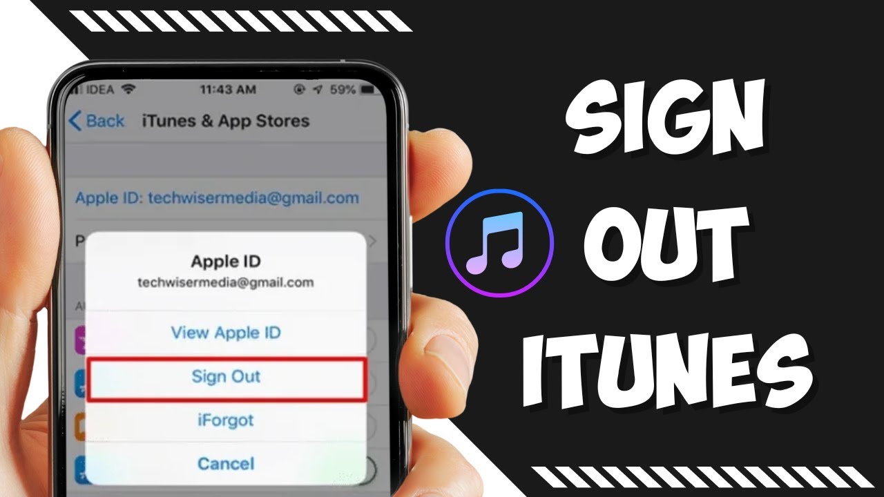 How to Sign Out iTunes Store Account on Iphone 2023   Sign out iTunes Store in iPhone 2023