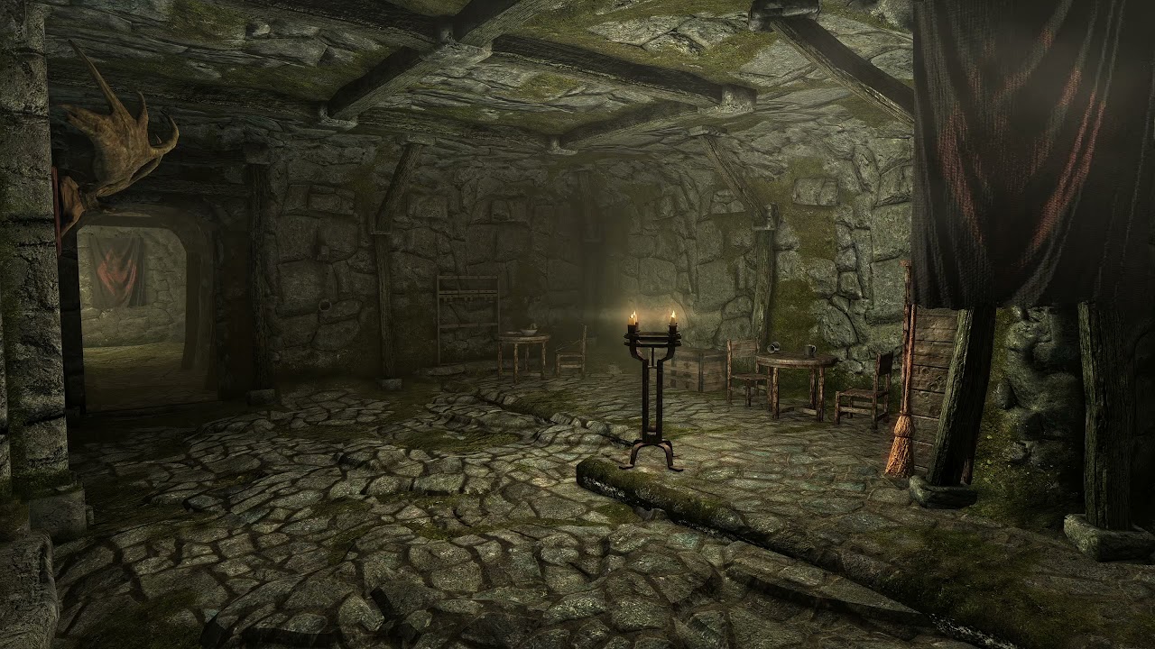 Skyrim - Ambience - Helgen Barracks Under Dragon Attack