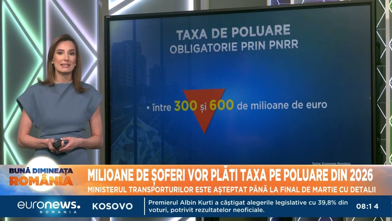 Milioane de șoferi vor plăti taxa de poluare din 2026. Sunt vizate 8 milioane de mașini