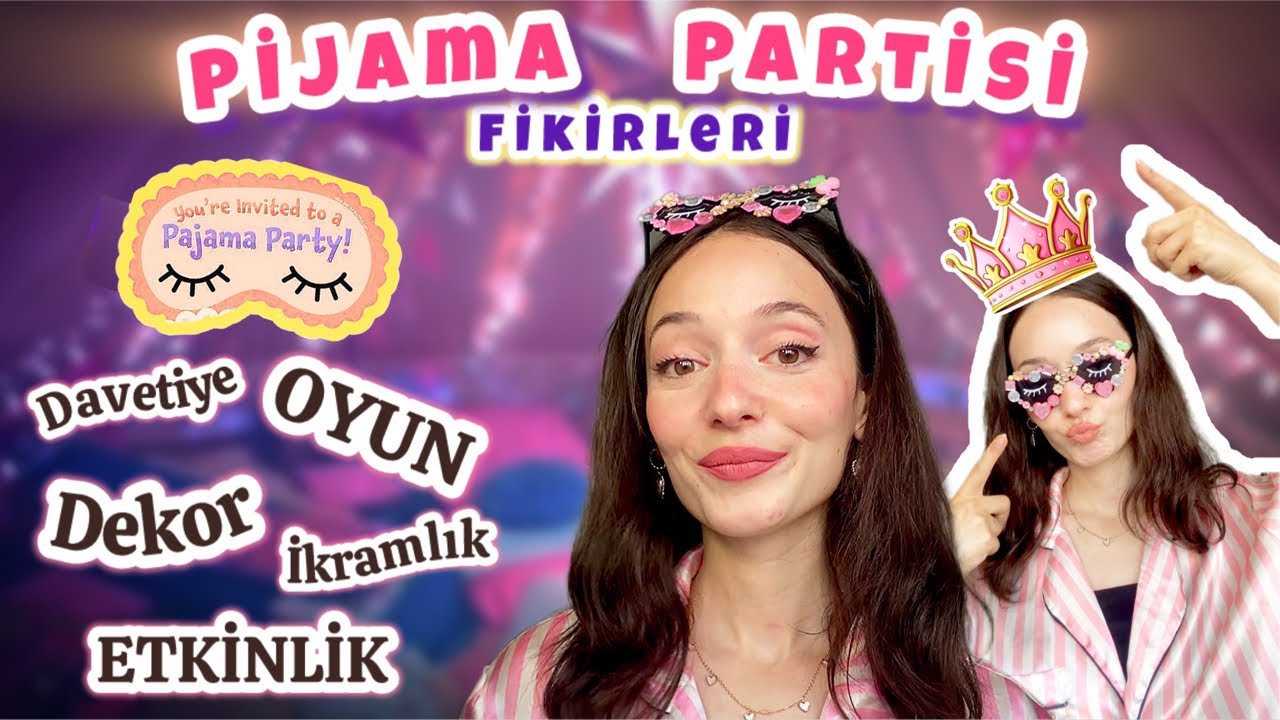 Pijama Partisi Yapıyoruz 2! ✨ 5 FİKİR! OYUN OYNUYORUZ! 🎀🐝