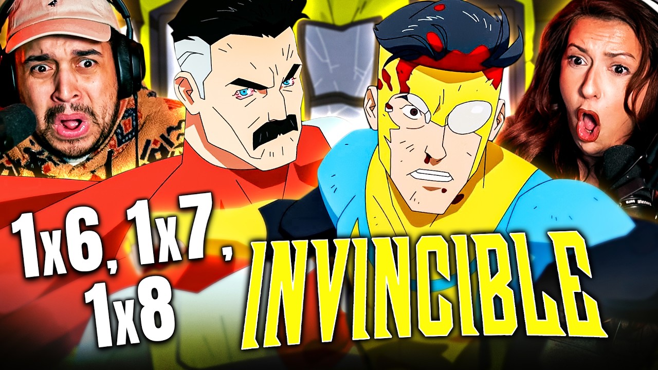INVINCIBLE SEASON 1 EPISODES 6, 7 & 8 FINALE REACTION – WTF OMNI-MAN?! – FIRST TIME WATCHING –REVIEW