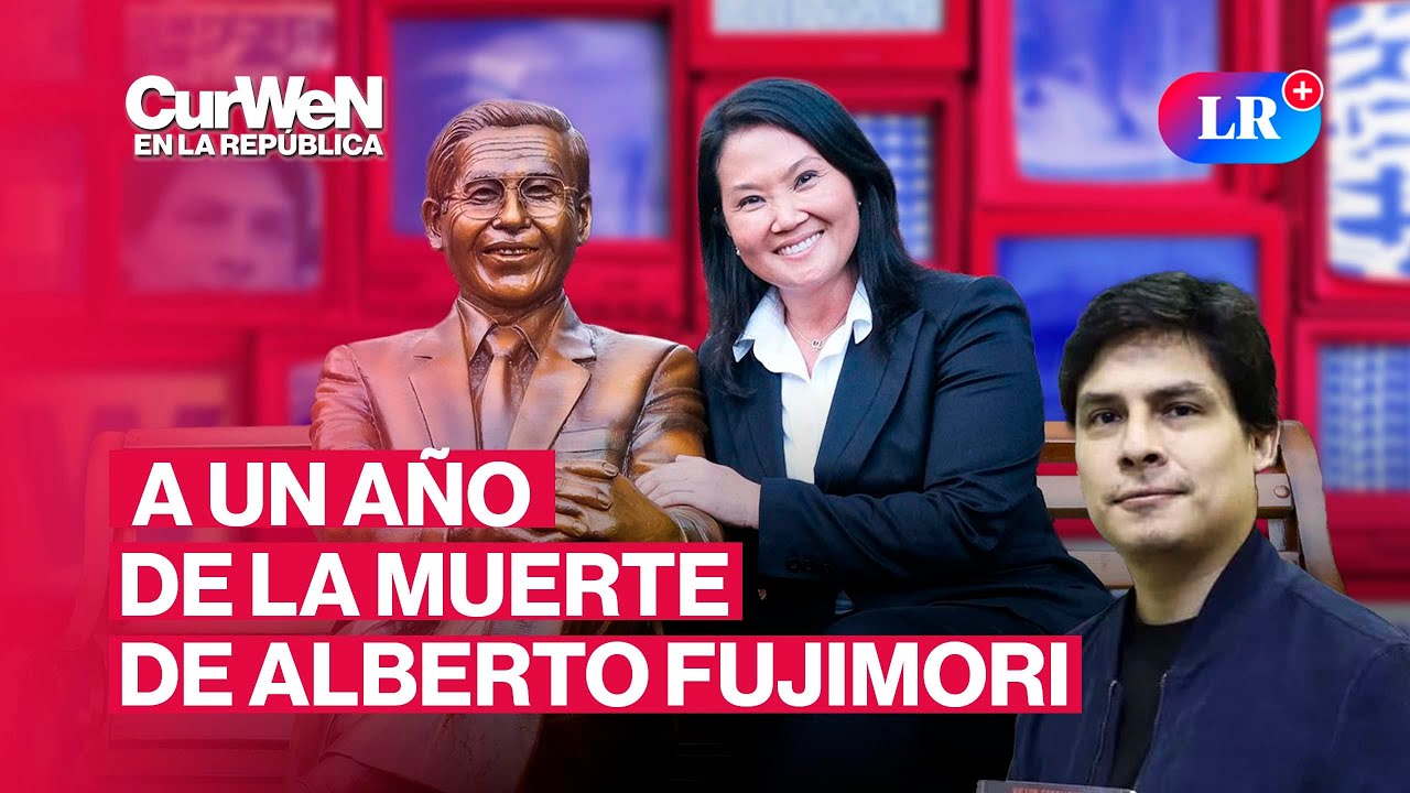 CURWEN en LA REPÚBLICA | FUERZA POPULAR inaugura ESTATUA de ALBERTO FUJIMORI