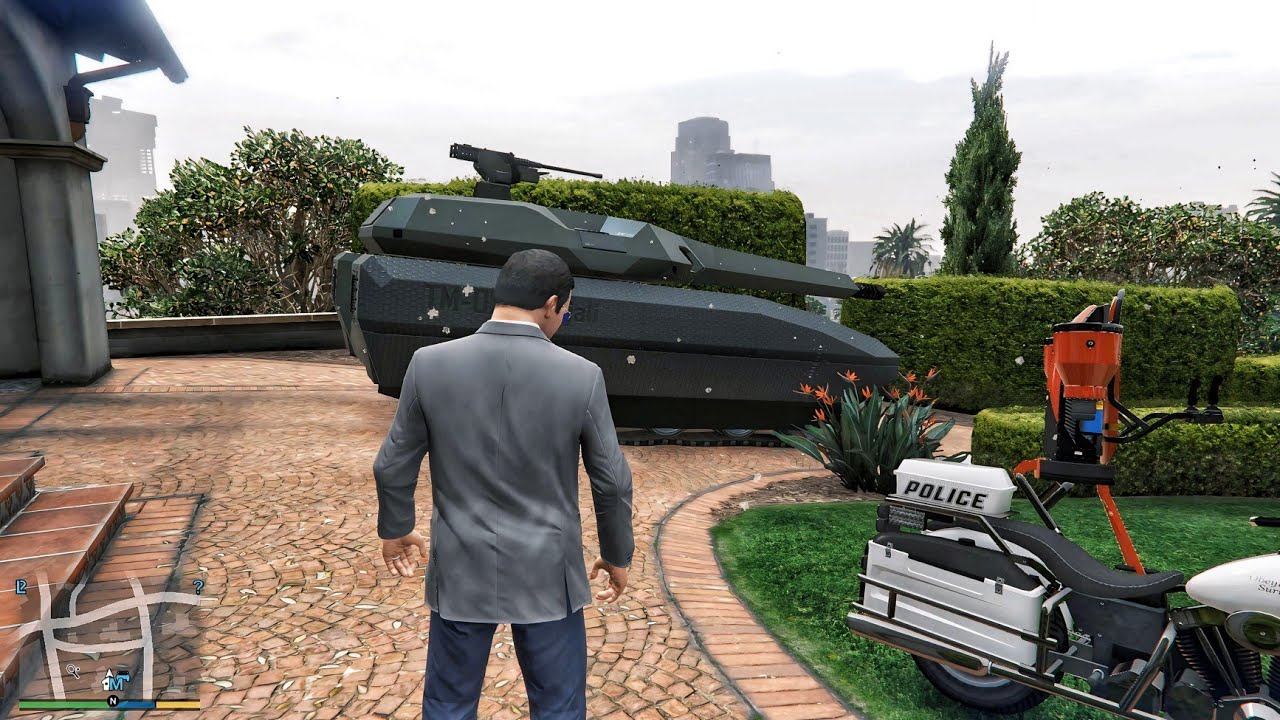 Gta V Enchanted - Michael Owns a POWERFUL Tank That No One in the WORLD Has! 😱🔥