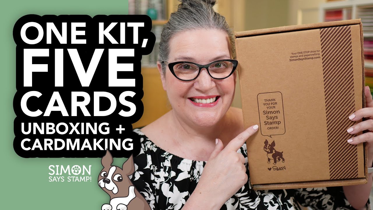 Let's unbox the October 2024 Card Kit from @Simon Says Stamp and make FIVE cards!