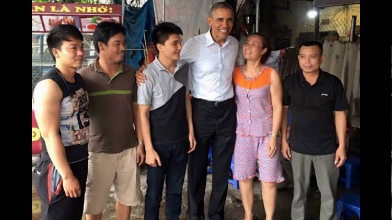 Những h&igrave;nh ảnh &Ocirc;ng Obama ở Việt Nam