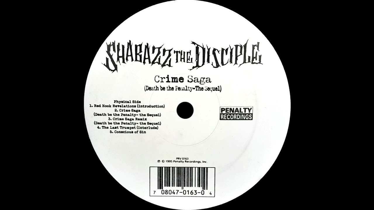 Shabazz The Disciple - Crime Saga (1995) RARE BROOKLYN RAP