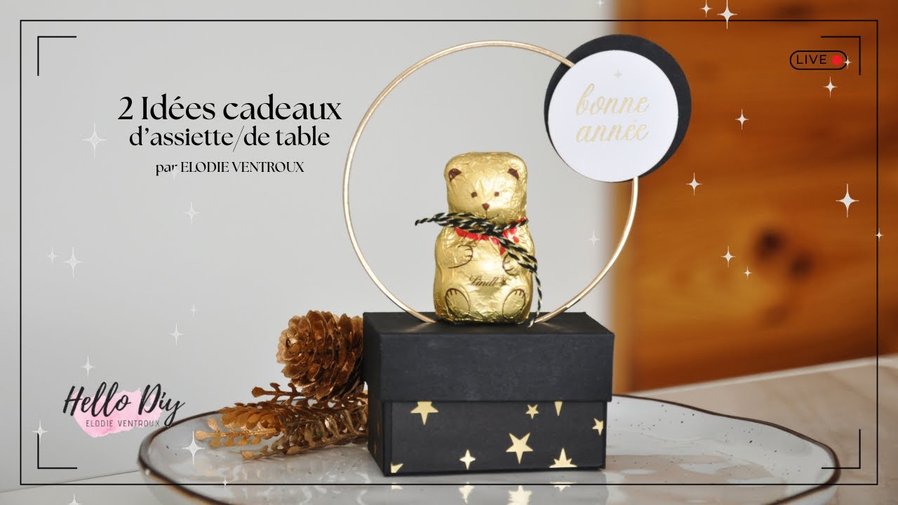 Décoration de table  avec des cerceaux ! 🧸✨ #loisircreatif #diy #stampinup #noel