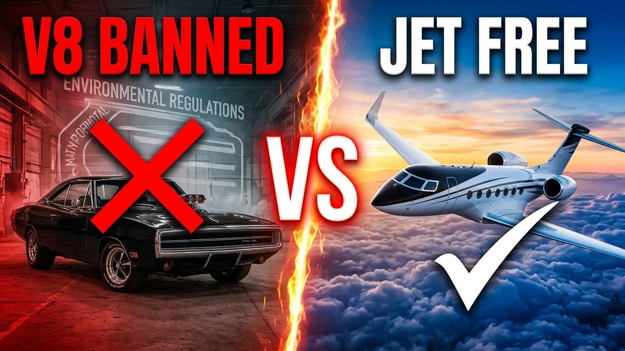 They Ban Your V8 But Ignore Private Jets