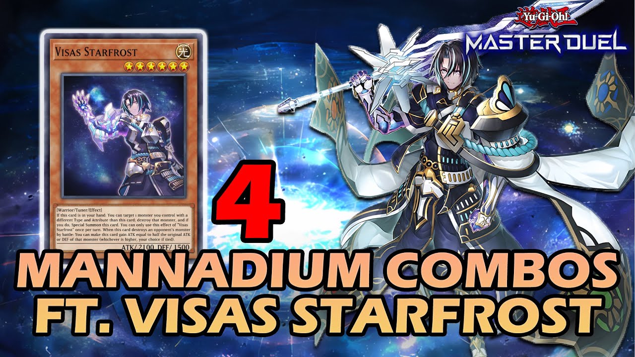 4 MANNADIUM COMBOS FT. VISAS STARFROST 2 CARD COMBOS POST INDOMITABLE PRIDE IN YUGIOH MASTER DUEL