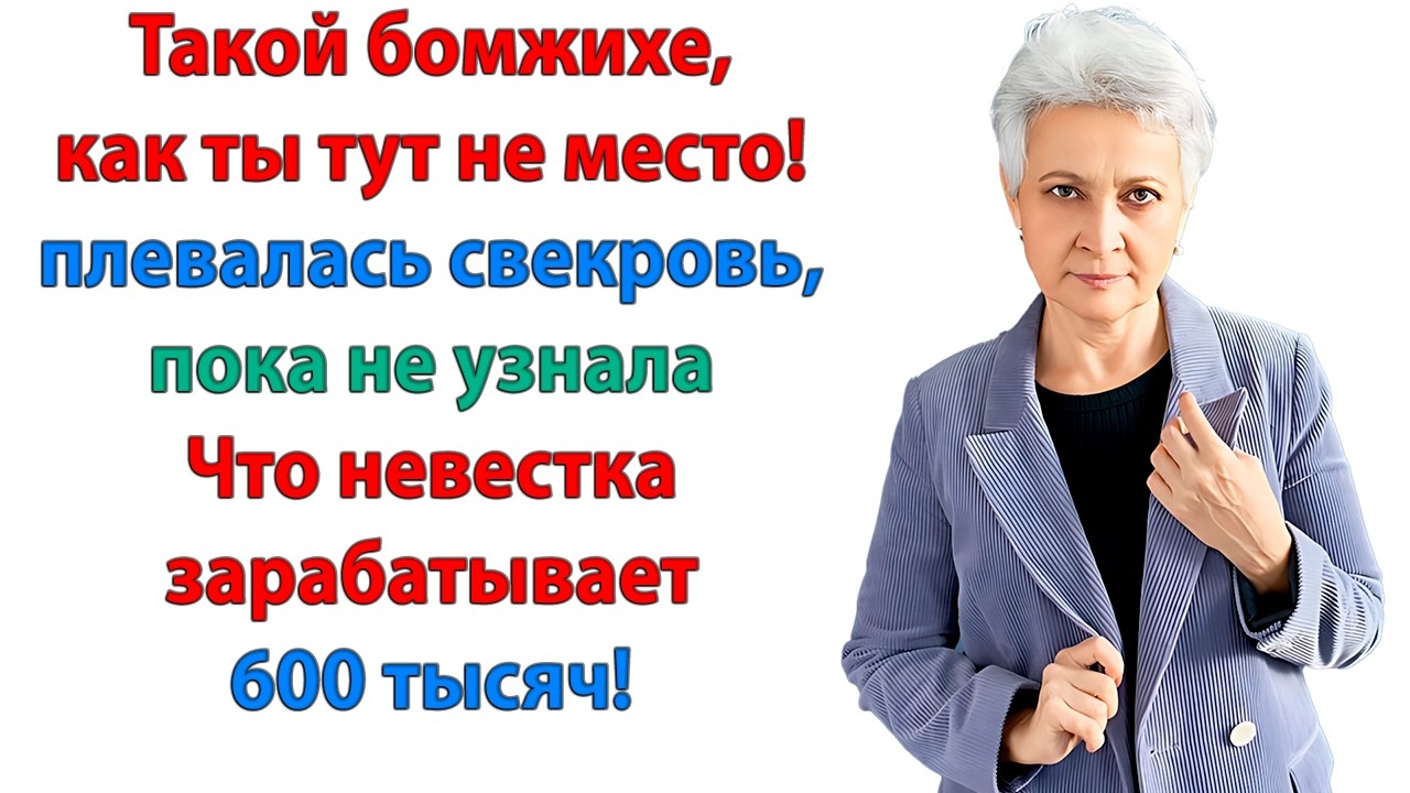 Живет у нас! Ни копейки не дает. Сыну не пара! У нее гордость! Жадность — вот как это называется!