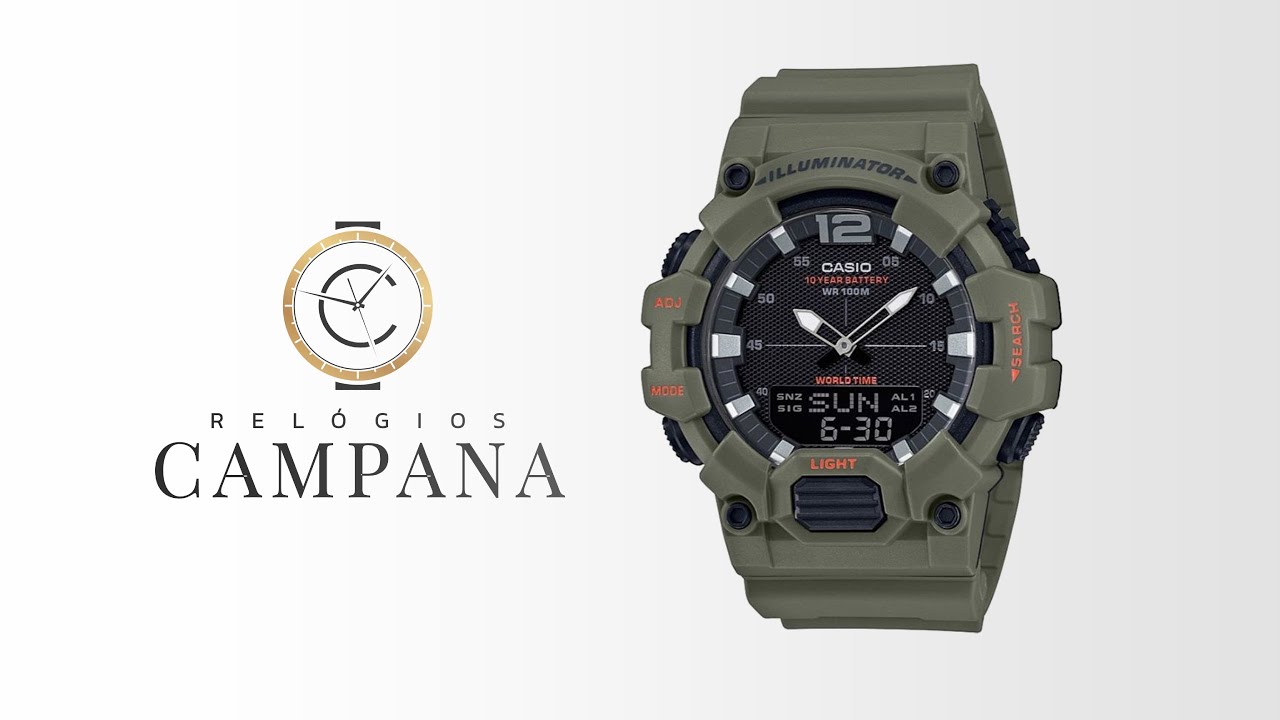Rel&oacute;gio Casio Masculino Standard HDC-700-3A2VDF