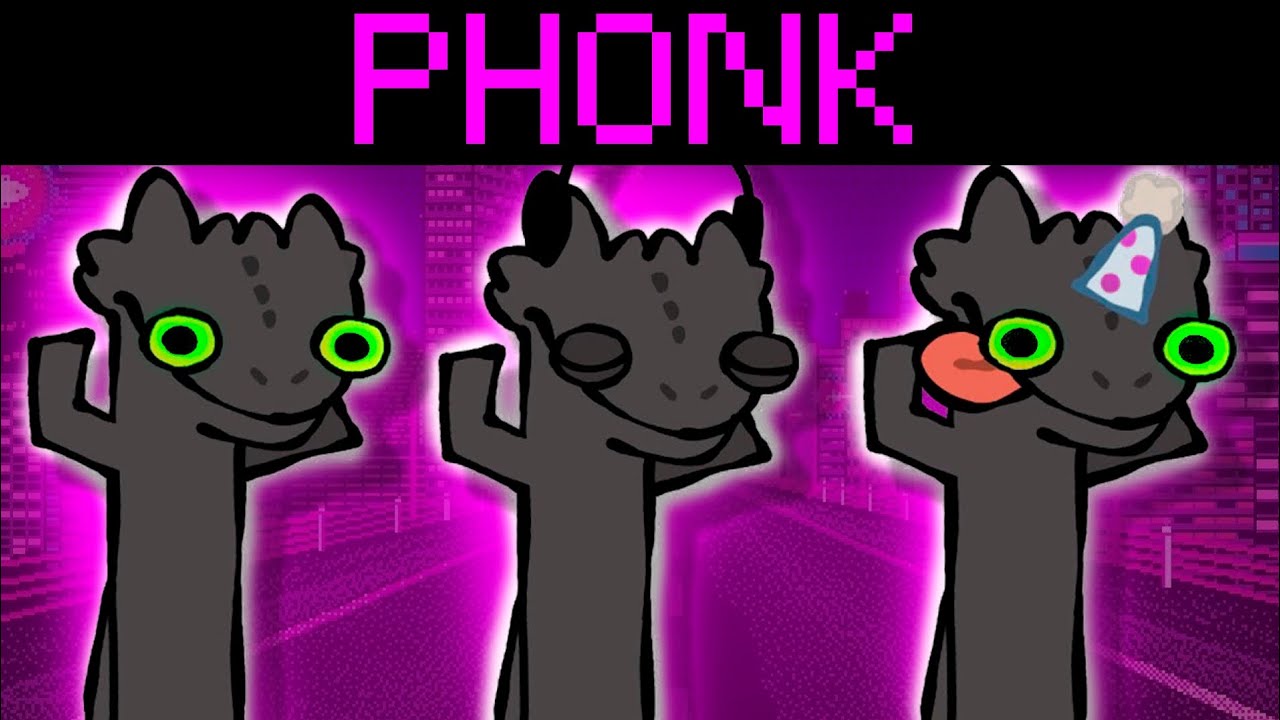Toothless Dancing but every time phonk version