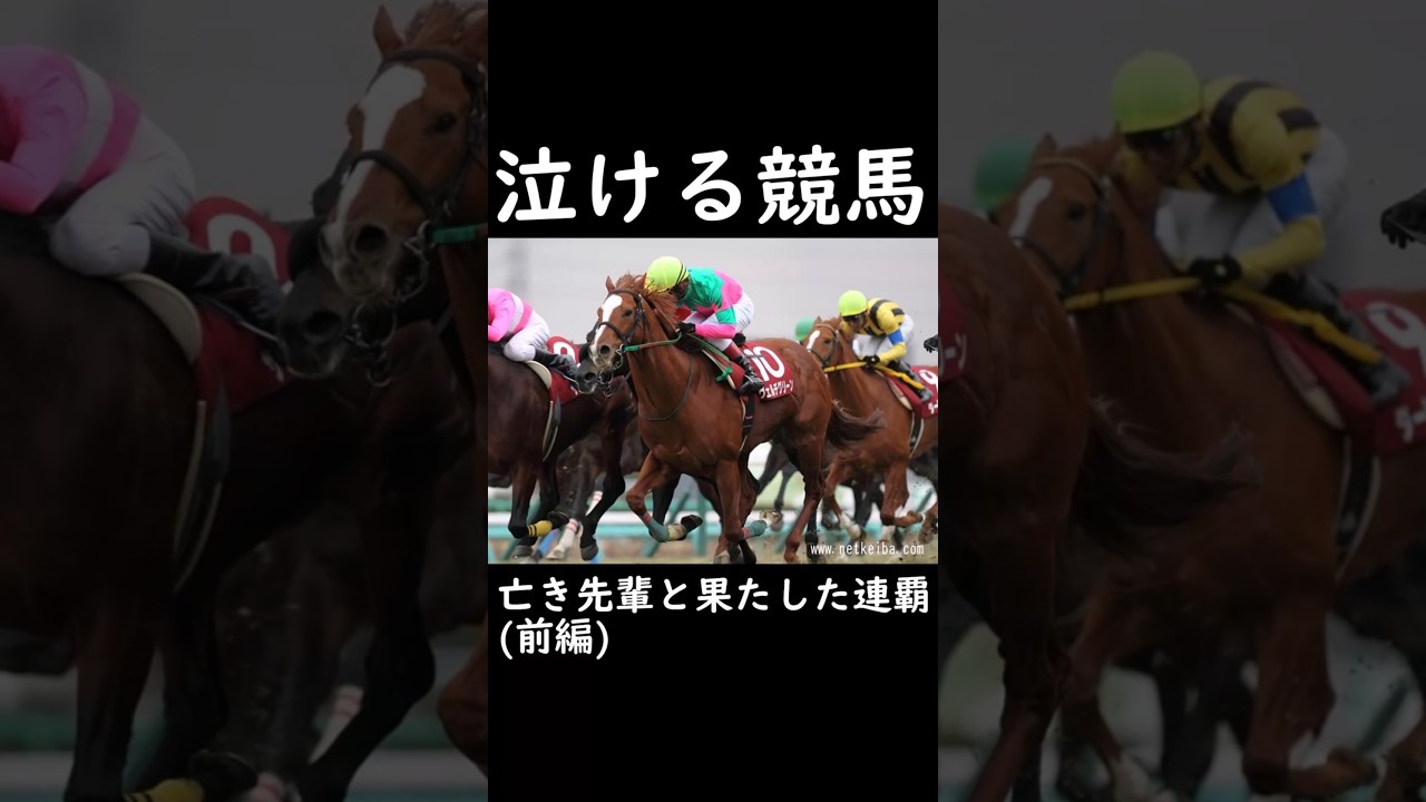【泣ける競馬】亡き先輩と果たした連覇(前編)【ゆっくり解説】#shorts #競馬 #ajcc #AJCC #アメリカジョッキークラブカップ