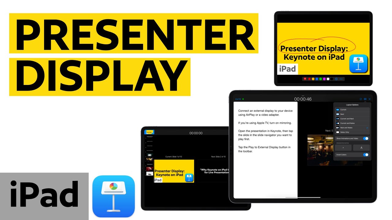 Освоение отображения докладчика в Apple Keynote на iPad — простая настройка и использование!