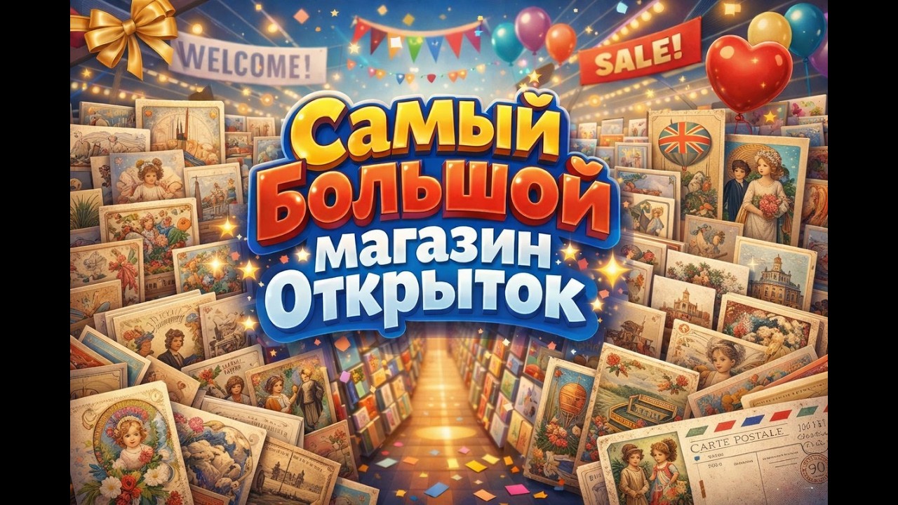 Антикварный магазин открыток в Осло
