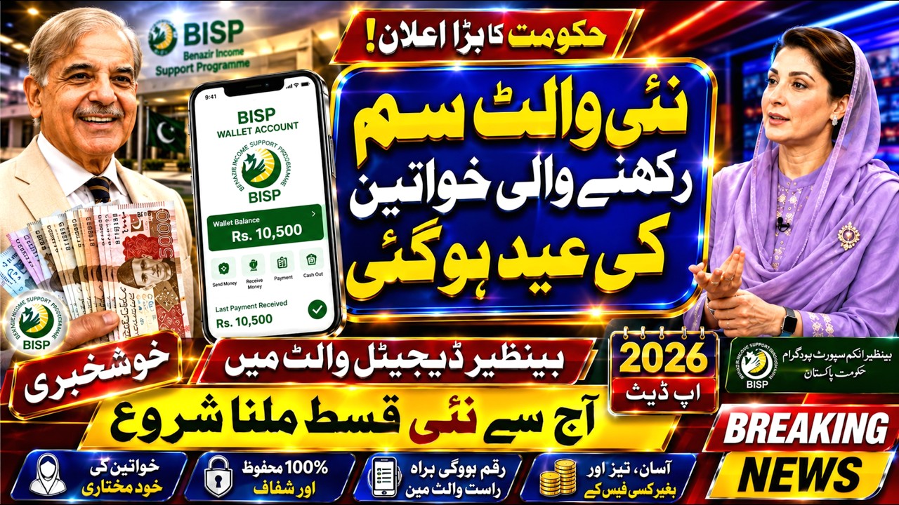8171 New Update 2026 | Benazir Kafalat Digital Wallet SIM Account Open | 14500 Check| Dynamic Survey