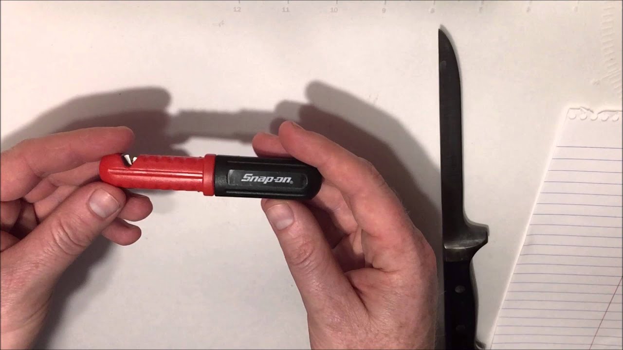 Review & Test of Snap On Knife Sharpener for B.O.B Bug Out Bag GOOD Get Out Of Dodge Survival