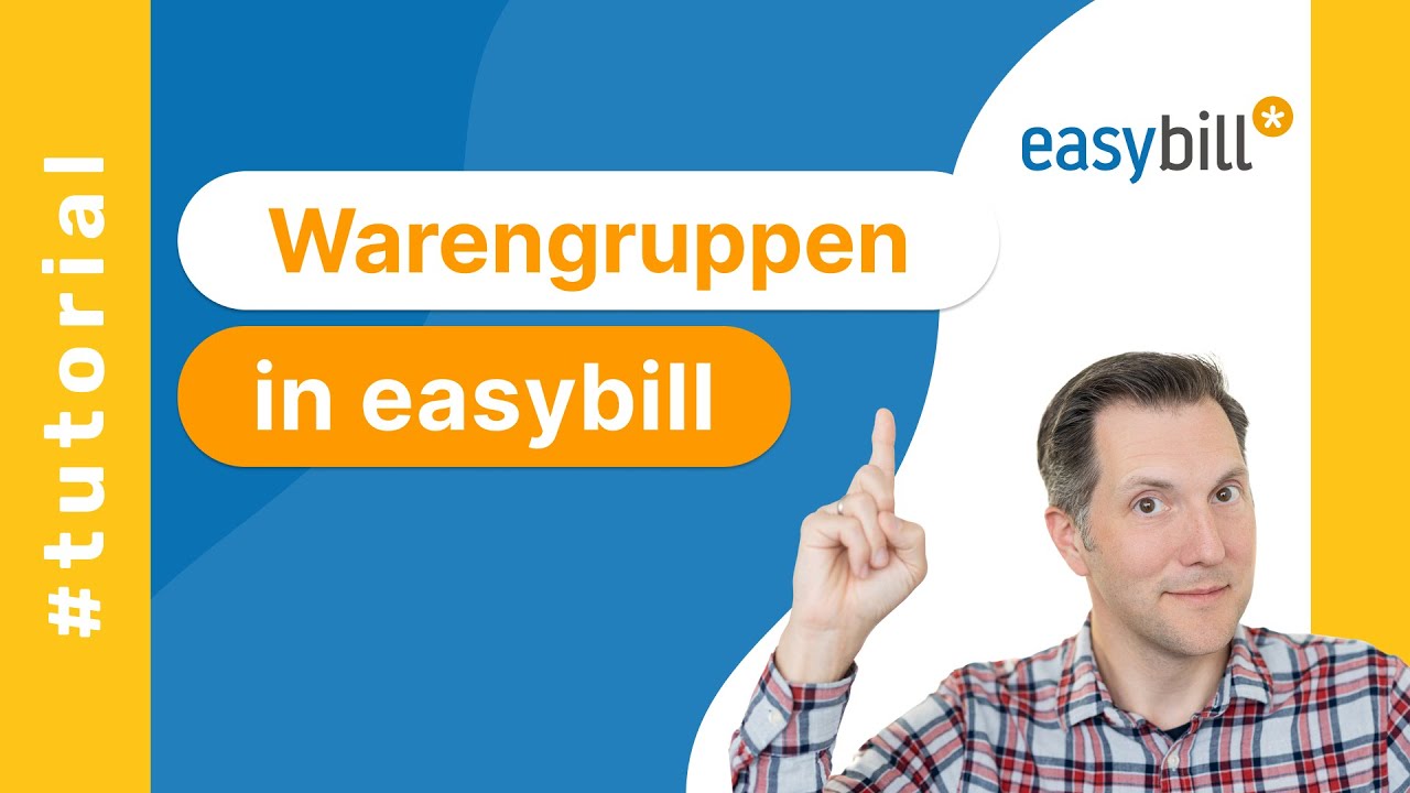 Warengruppen in easybill nutzen | Warenwirtschaft optimieren