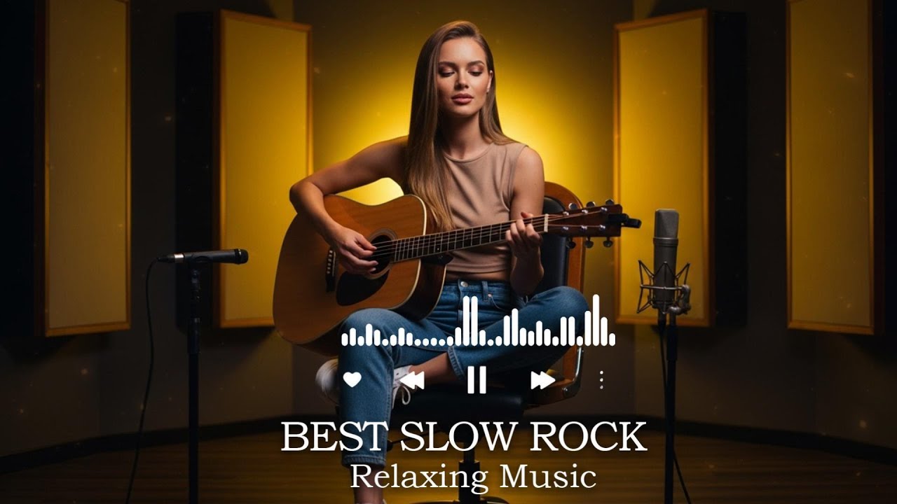 Golden Hour Slow Rock Love Songs | Heartfelt Melodies for Peaceful Nights